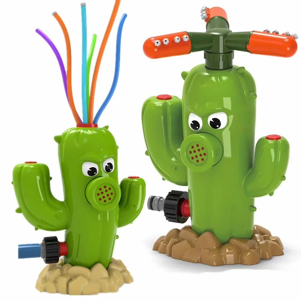 Kids Outdoor Yard Tools - Cactus Cartoon Sprinkler Outdoor Backyard Garden