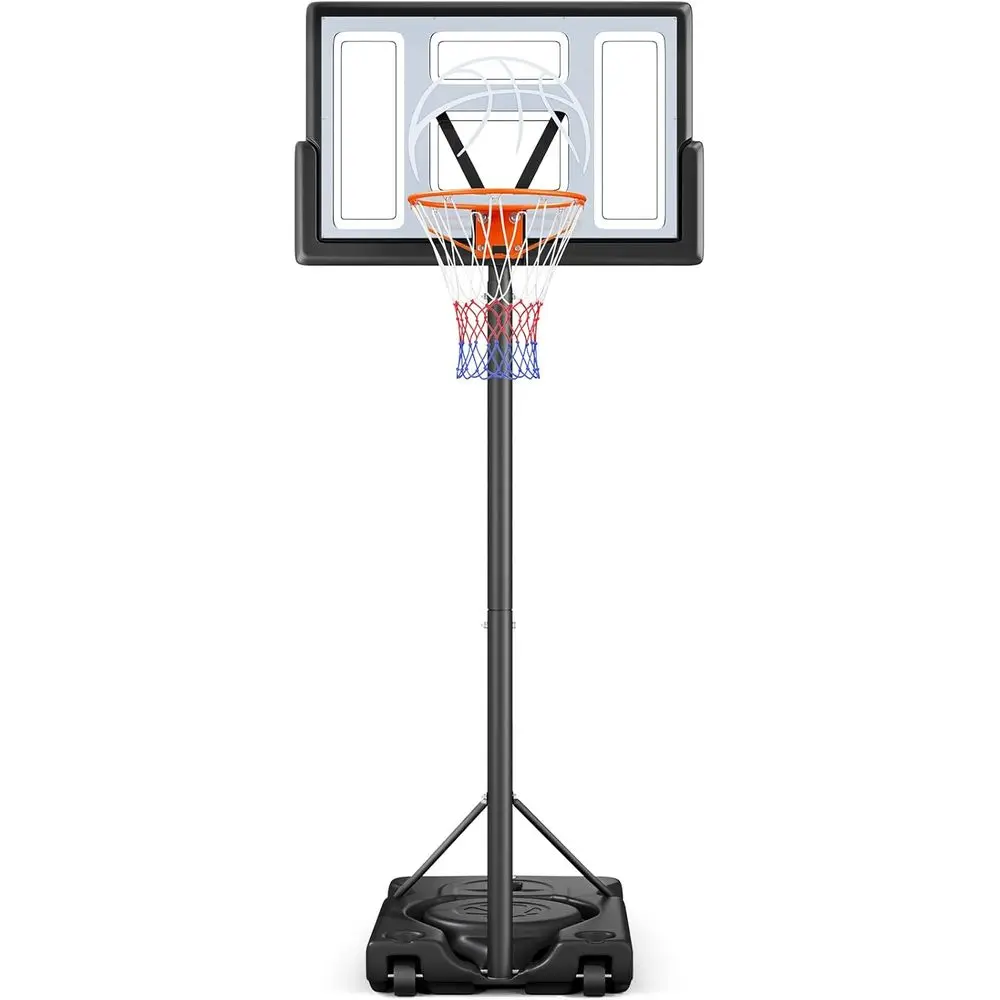 Basketball Hoop Outdoor - Adjustable Portable Outdoor Basketball Hoop System