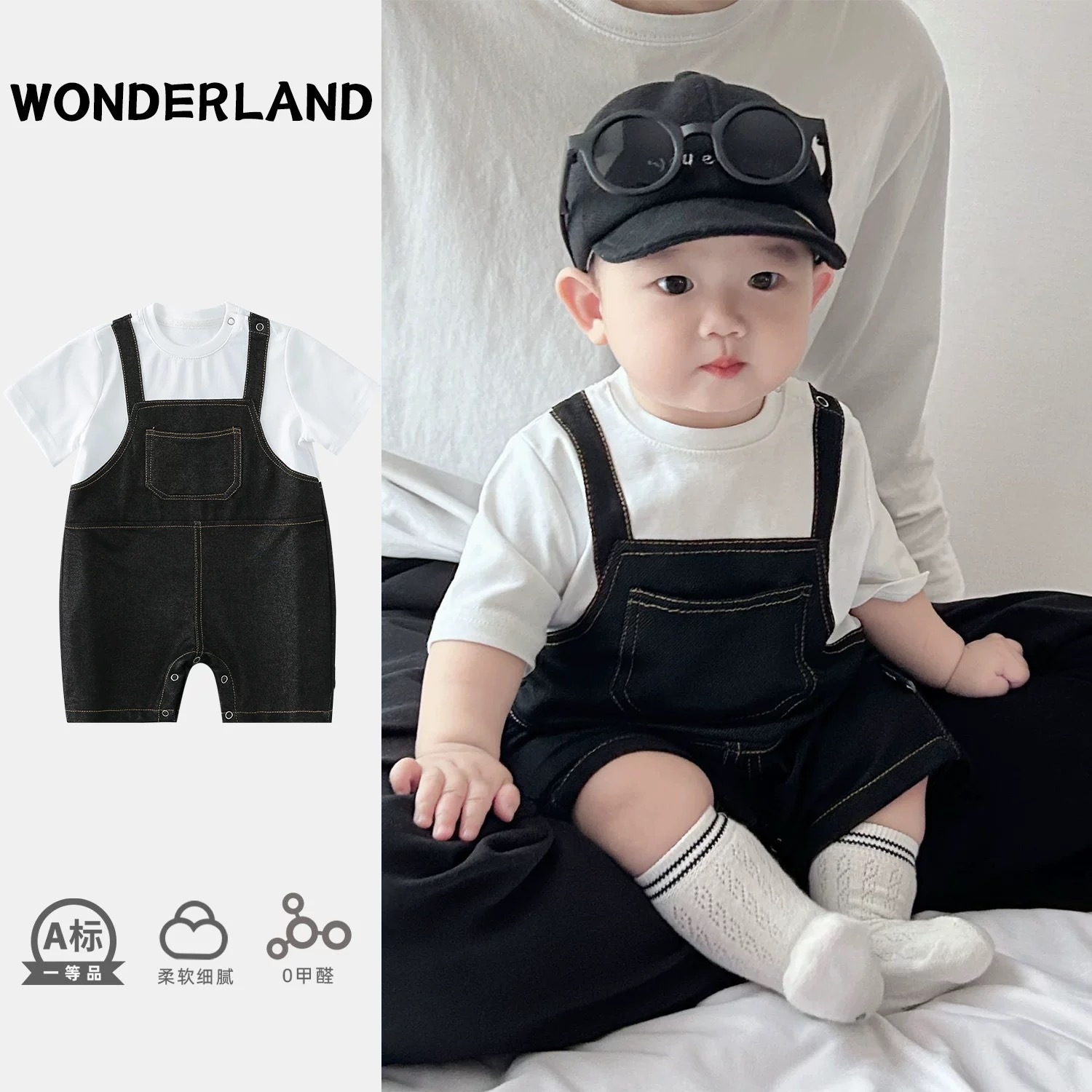 Kids Outdoor Jumpsuit - Newborn Baby Clothes Summer Jumpsuit Super