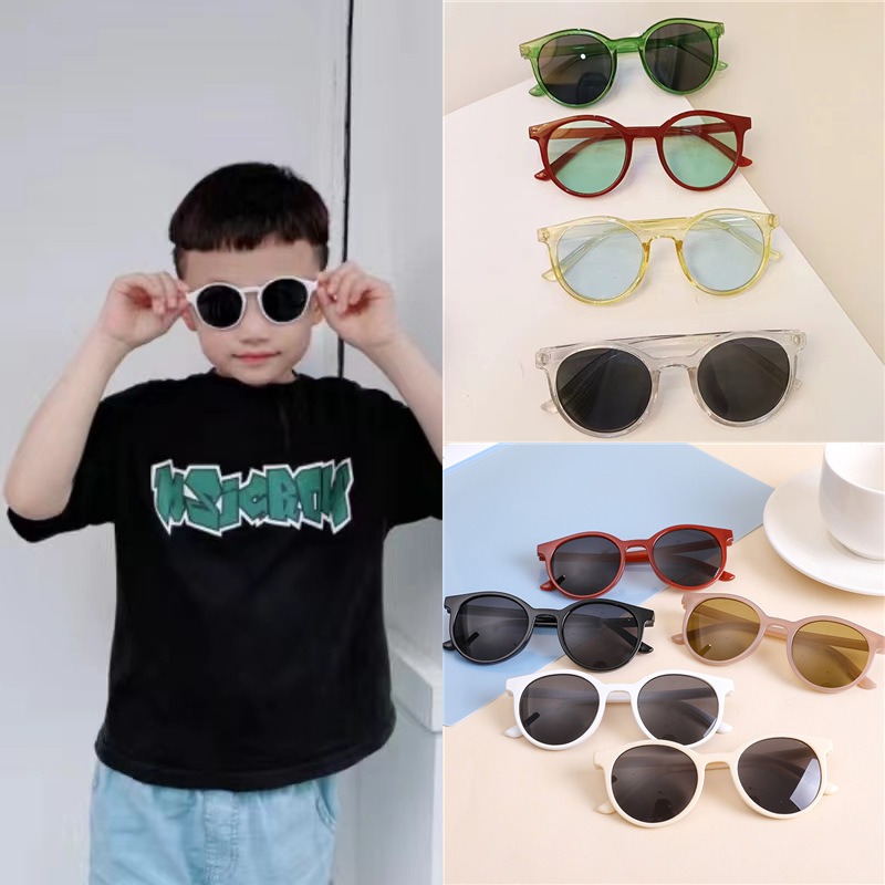 Kids Outdoor Frame - Fashion Kids Trendy Black Color Round