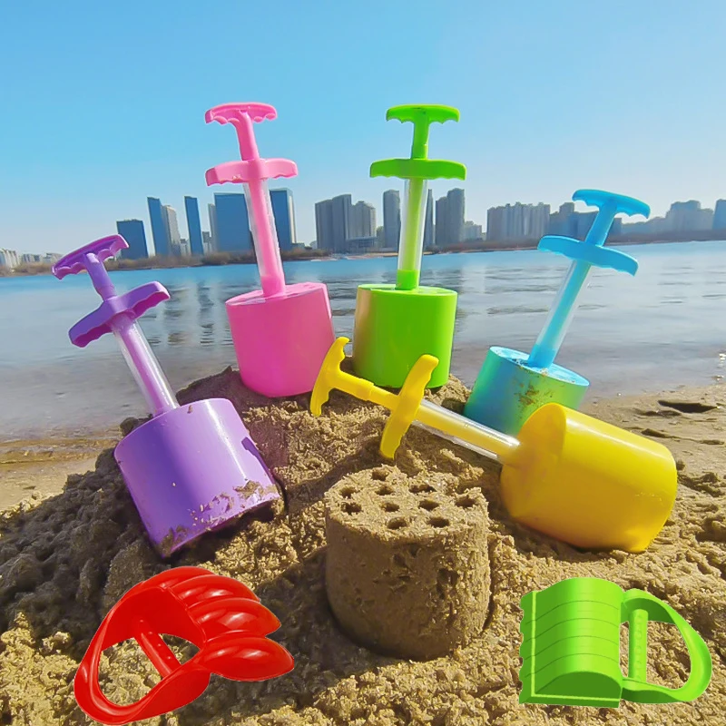 Kids Outdoor Sandbox - Kids Sandbox Molds Beach Toys Shovel