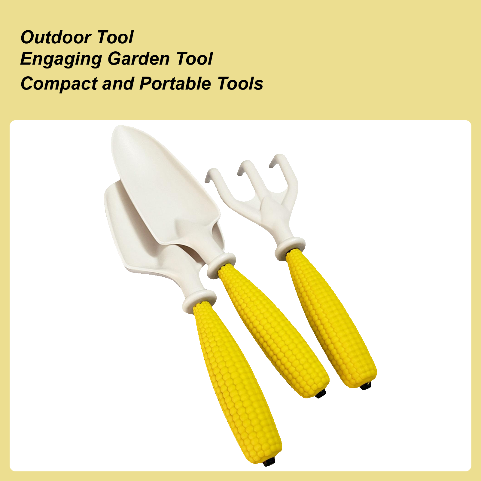 Kids Outdoor Yard Tools - Kids Gardening Tool Set Rake Shovel