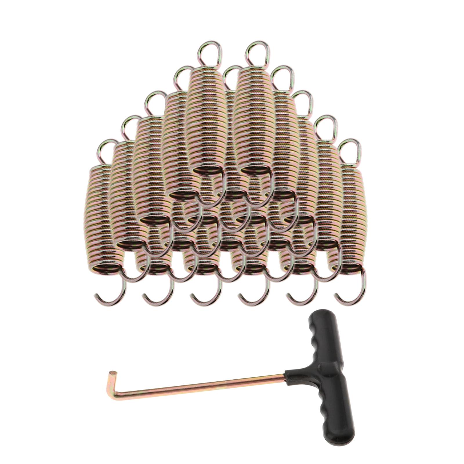 Mini Trampoline Spring - 20Pcs Trampoline Springs Repair Maintain Hardware