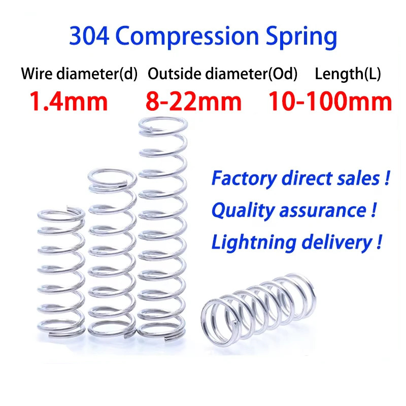 10Pcs/Lots 1.4mm Wire Stainles - đánh giá và giá Mini Trampoline Spring