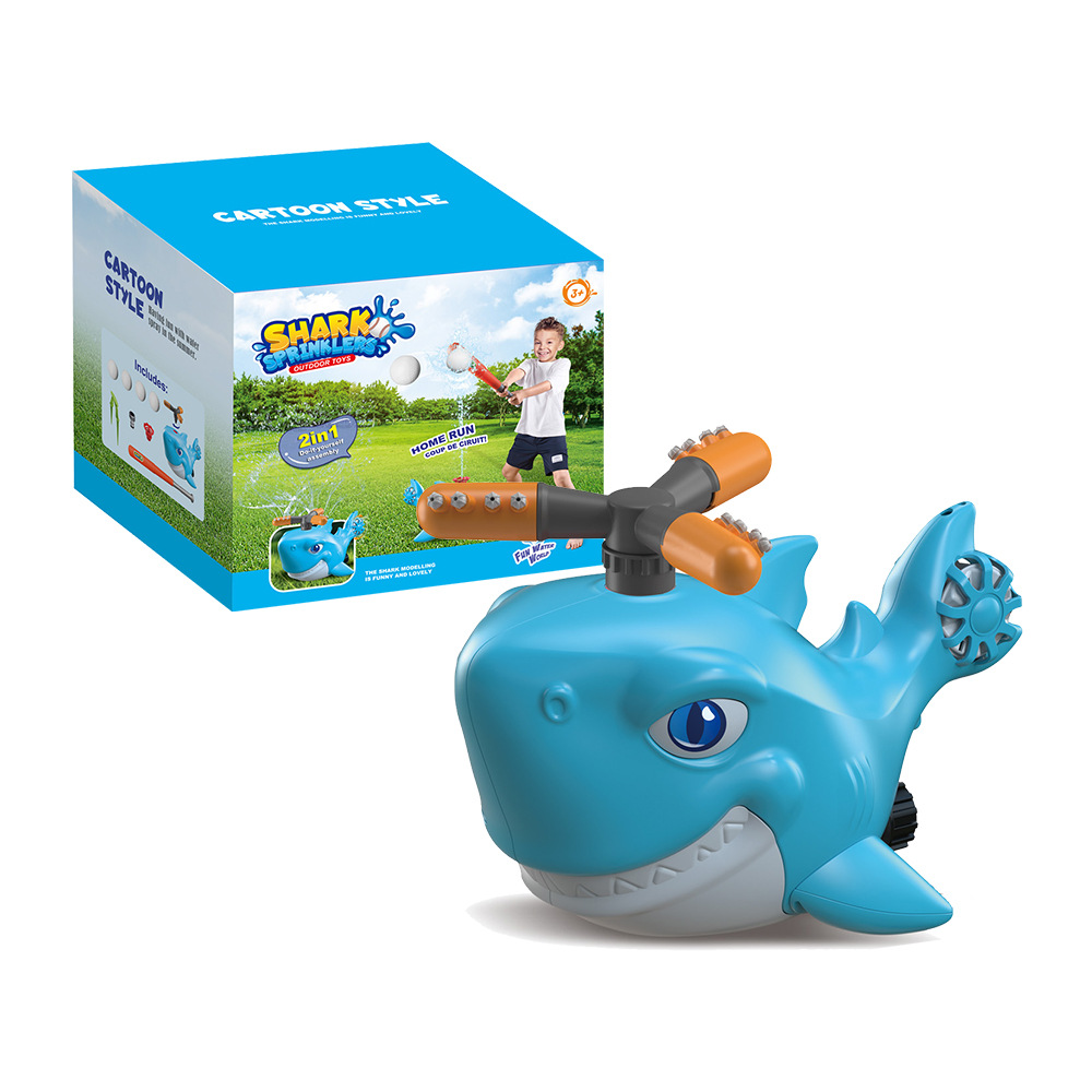 Cartoon Shark Sprinkler Outdoo - đánh giá và giá Kids Outdoor Yard Tools