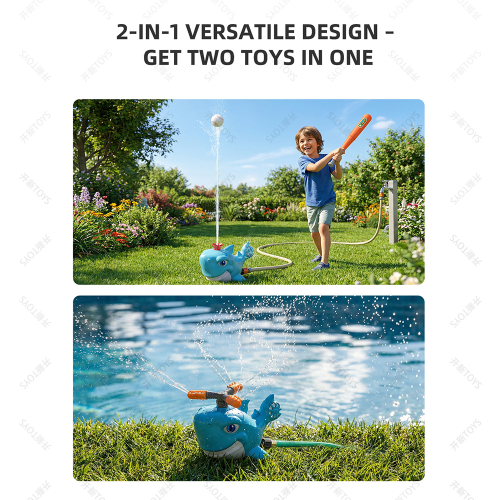 Cartoon Shark Sprinkler Outdoo - đánh giá và giá Kids Outdoor Yard Tools