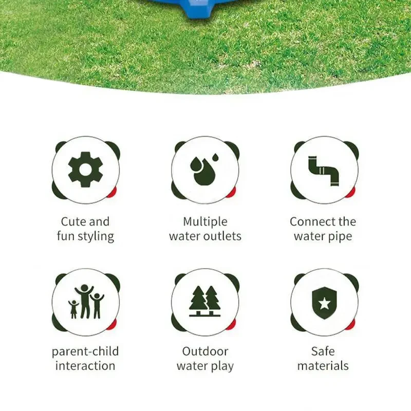 360 Degree Water Sprinkler Rot - đánh giá và giá Kids Outdoor Yard Tools