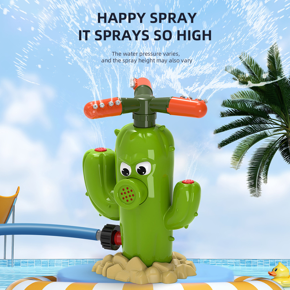 Cactus Cartoon Sprinkler Outdo - đánh giá và giá Kids Outdoor Yard Tools