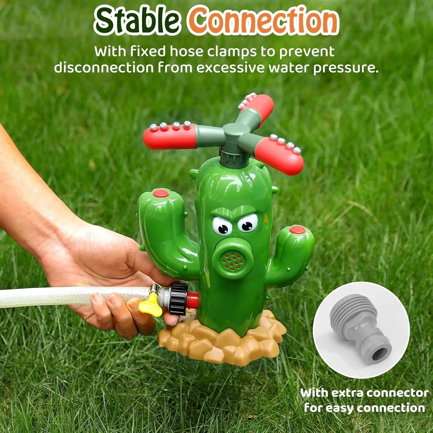Cactus Cartoon Sprinkler Outdo - đánh giá và giá Kids Outdoor Yard Tools