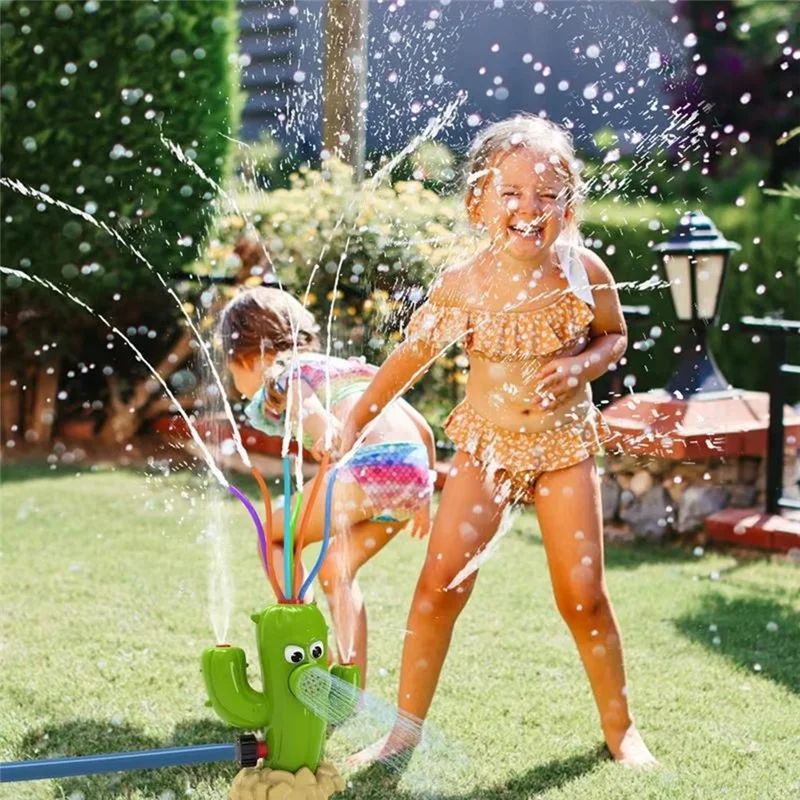 Cactus Cartoon Sprinkler Outdo - đánh giá và giá Kids Outdoor Yard Tools