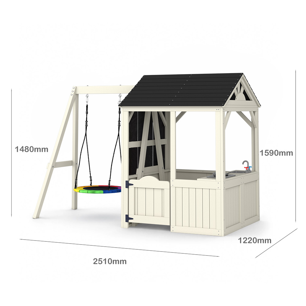 Garden Buildings Furniture Kid - đánh giá và giá Kids Outdoor Wooden Playset