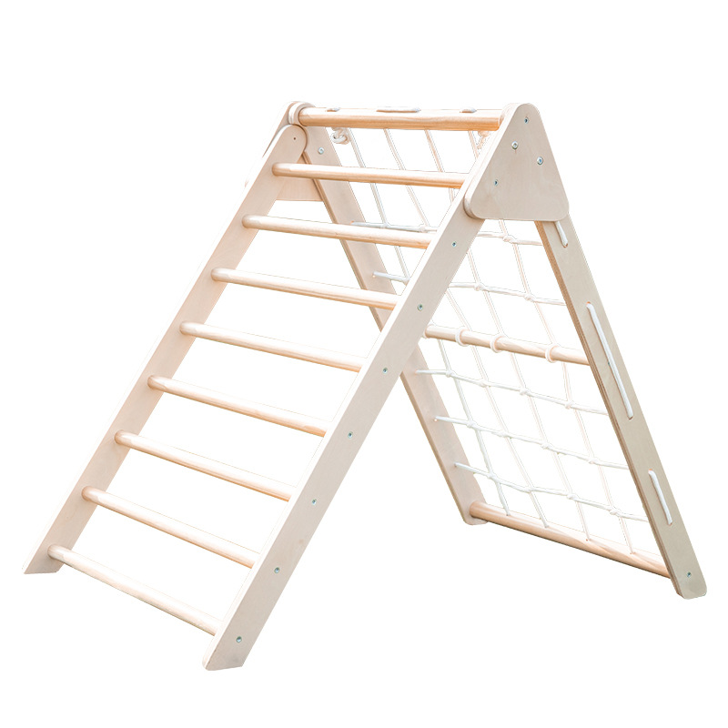 Foldable Wooden Triangle Climb - đánh giá và giá Kids Outdoor Wooden Playset