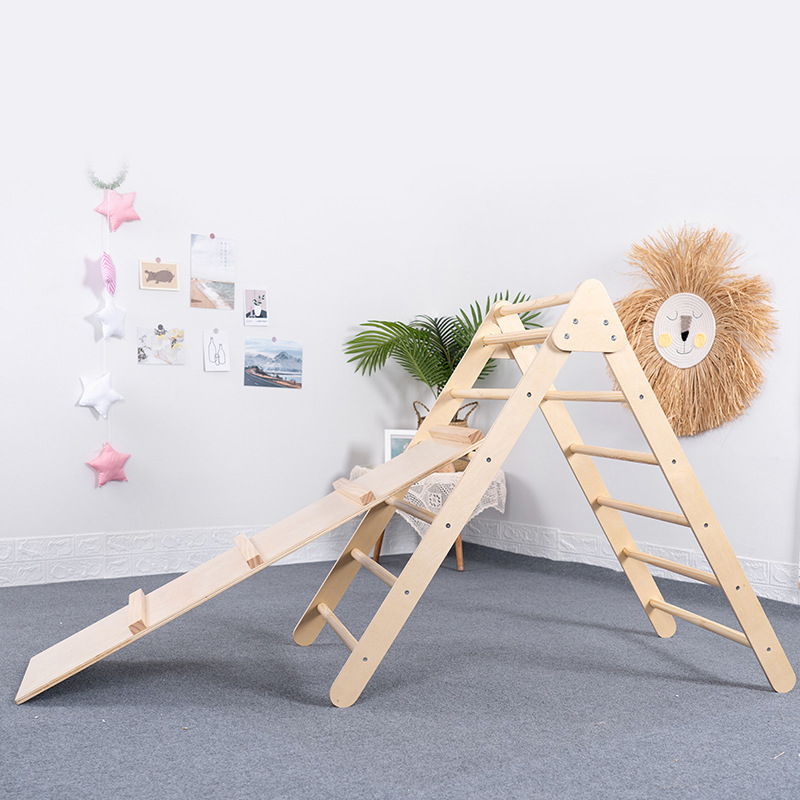 Foldable Wooden Triangle Climb - đánh giá và giá Kids Outdoor Wooden Playset