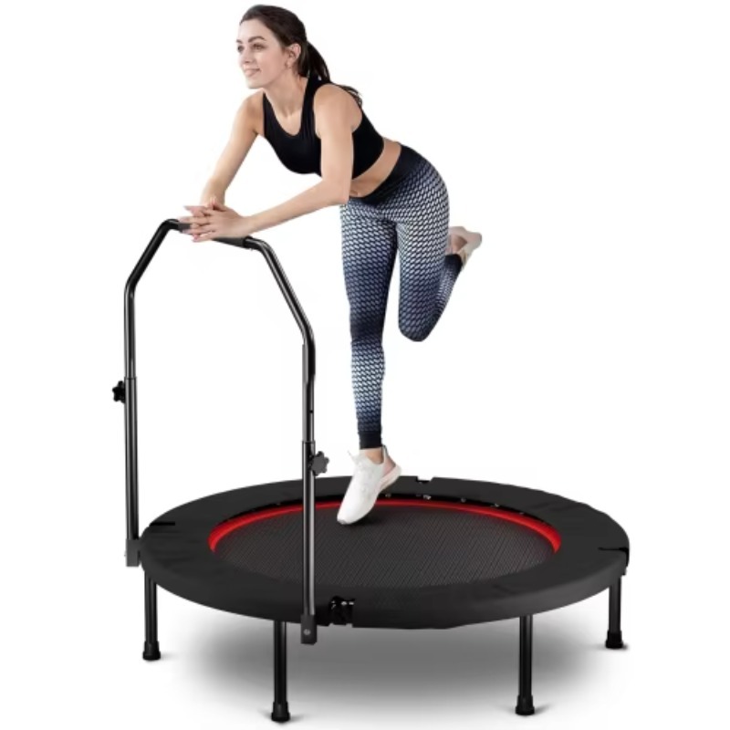 Foldable Trampoline With Handl - đánh giá và giá Mini Trampoline Spring