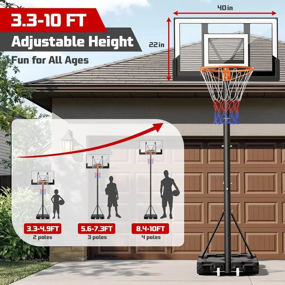 Portable Outdoor Basketball Ho - đánh giá và giá Basketball Hoop Outdoor