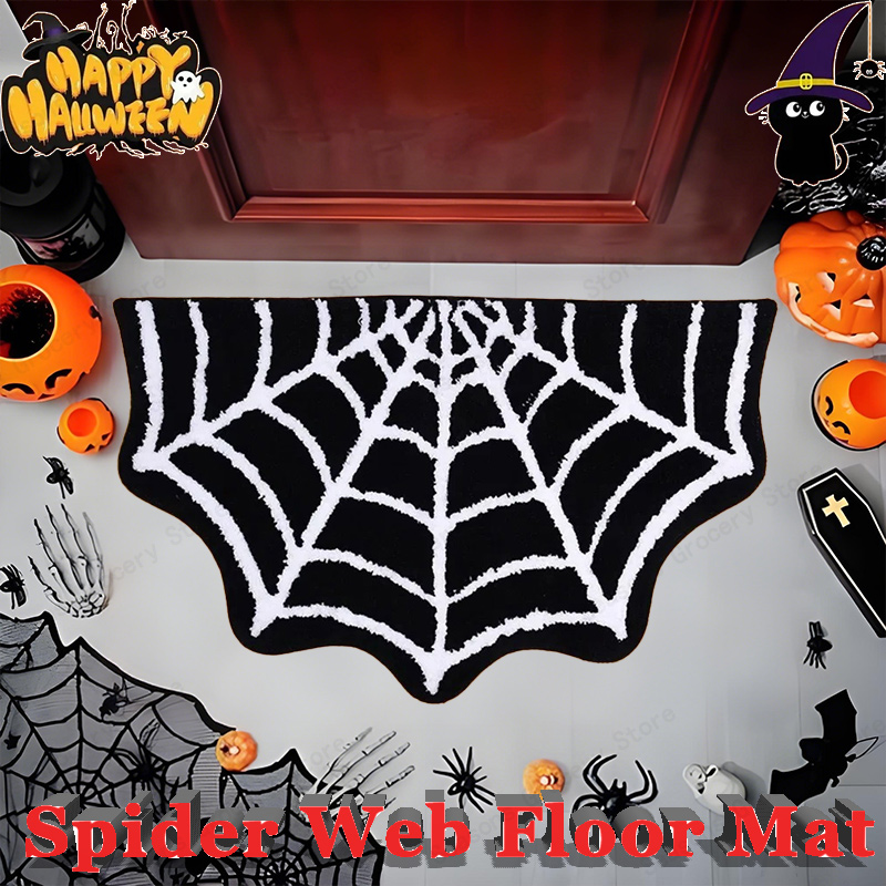 Halloween Personalized Spider  - đánh giá và giá Kids Outdoor Mat Waterproof