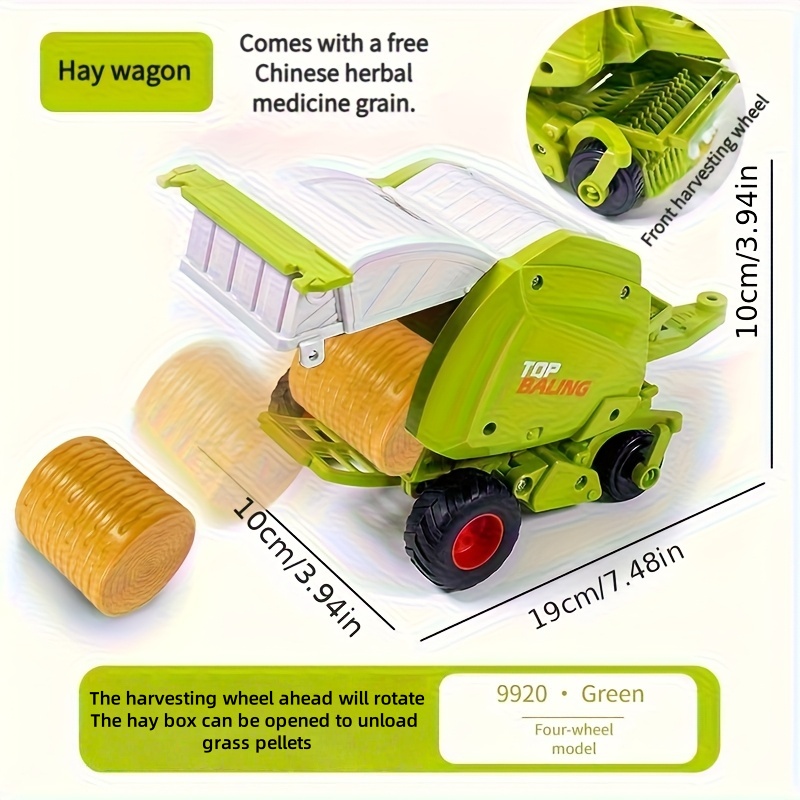 1:24 Inertial Farm Tractor wit - đánh giá và giá Kids Outdoor Activity Set