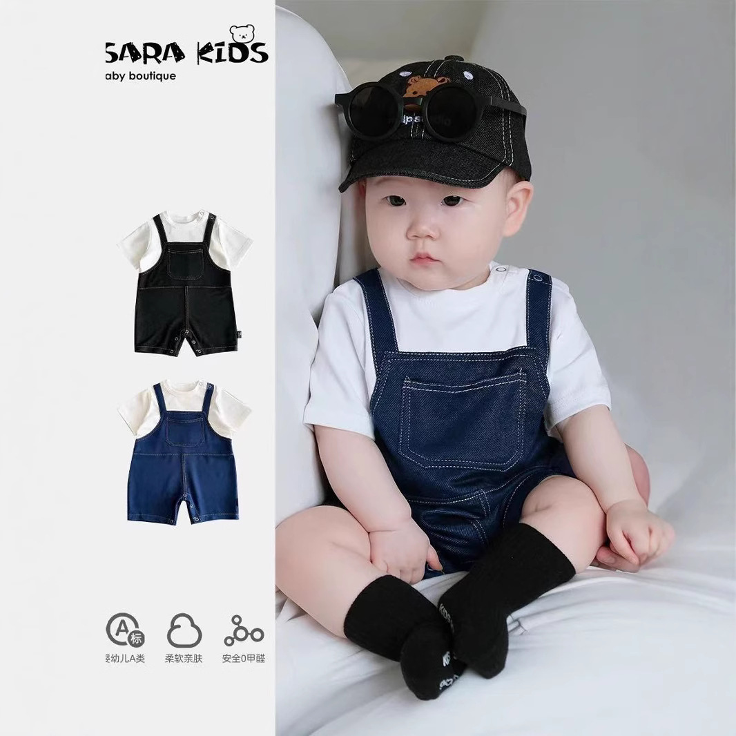 Newborn Baby Clothes Summer Ju - đánh giá và giá Kids Outdoor Jumpsuit