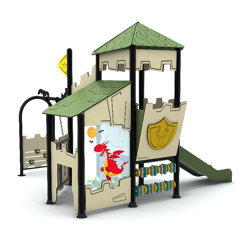 Wooden Outdoor Playground Set  - đánh giá và giá Kids Outdoor Wooden Playset