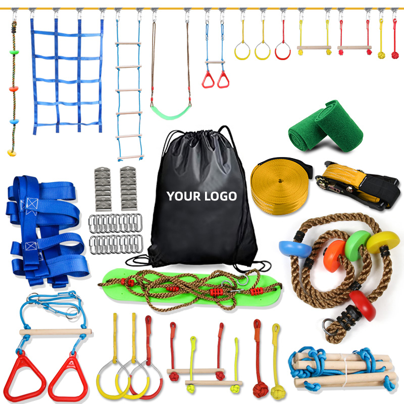 Portable Outdoor Balance Slack - đánh giá và giá Kids Outdoor Ninja Set