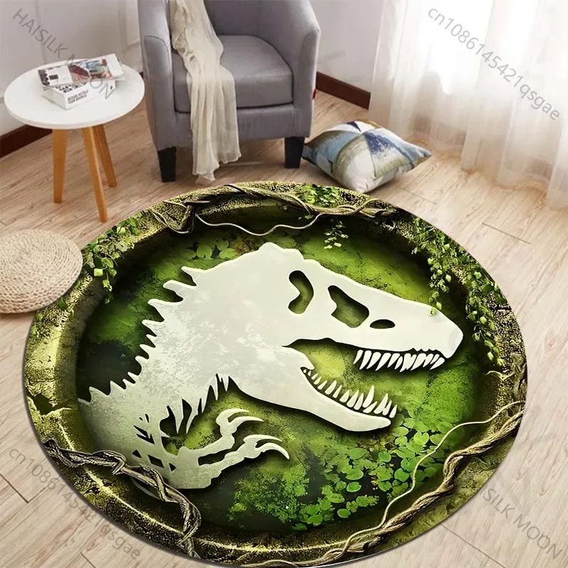 HD 3D Dinosaur Print Round Rug - đánh giá và giá Kids Outdoor Mat Waterproof
