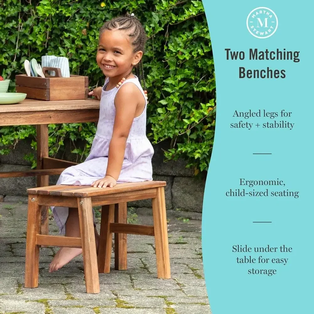 Kids Outdoor Crat Table and 2  - đánh giá và giá Kids Outdoor Wooden Playset