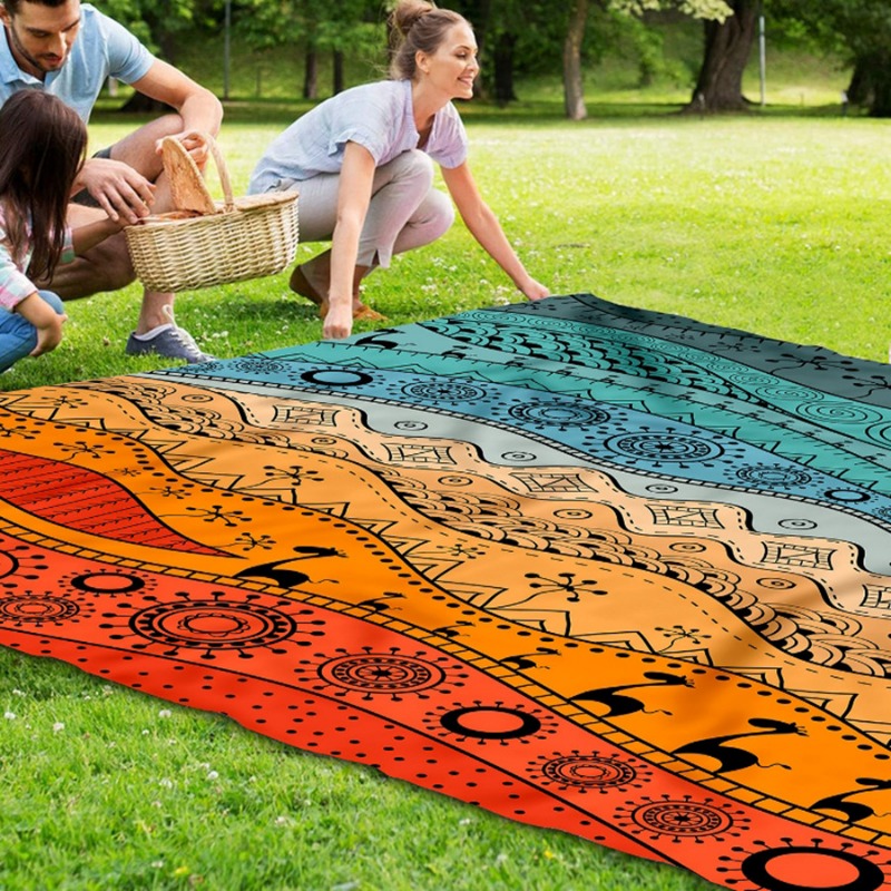Large Beach Blanket Waterproof - đánh giá và giá Kids Outdoor Mat Waterproof
