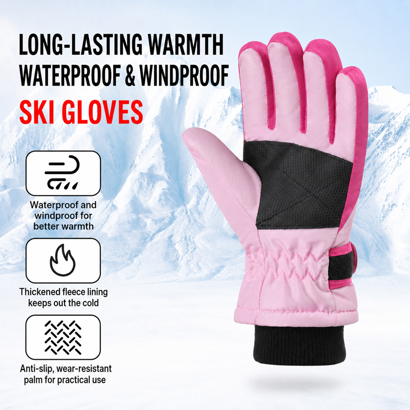 Kids Winter Ski Gloves Waterpr - đánh giá và giá Kids Outdoor Gloves