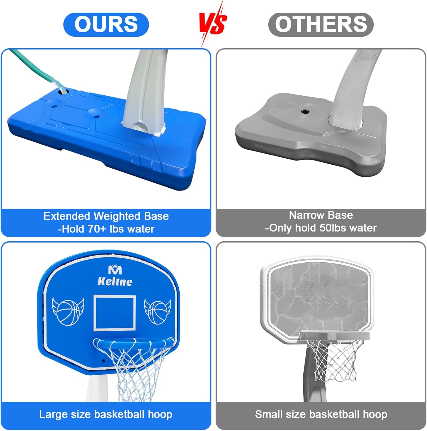 Large Swimming Pool Basketball - đánh giá và giá Basketball Hoop Outdoor