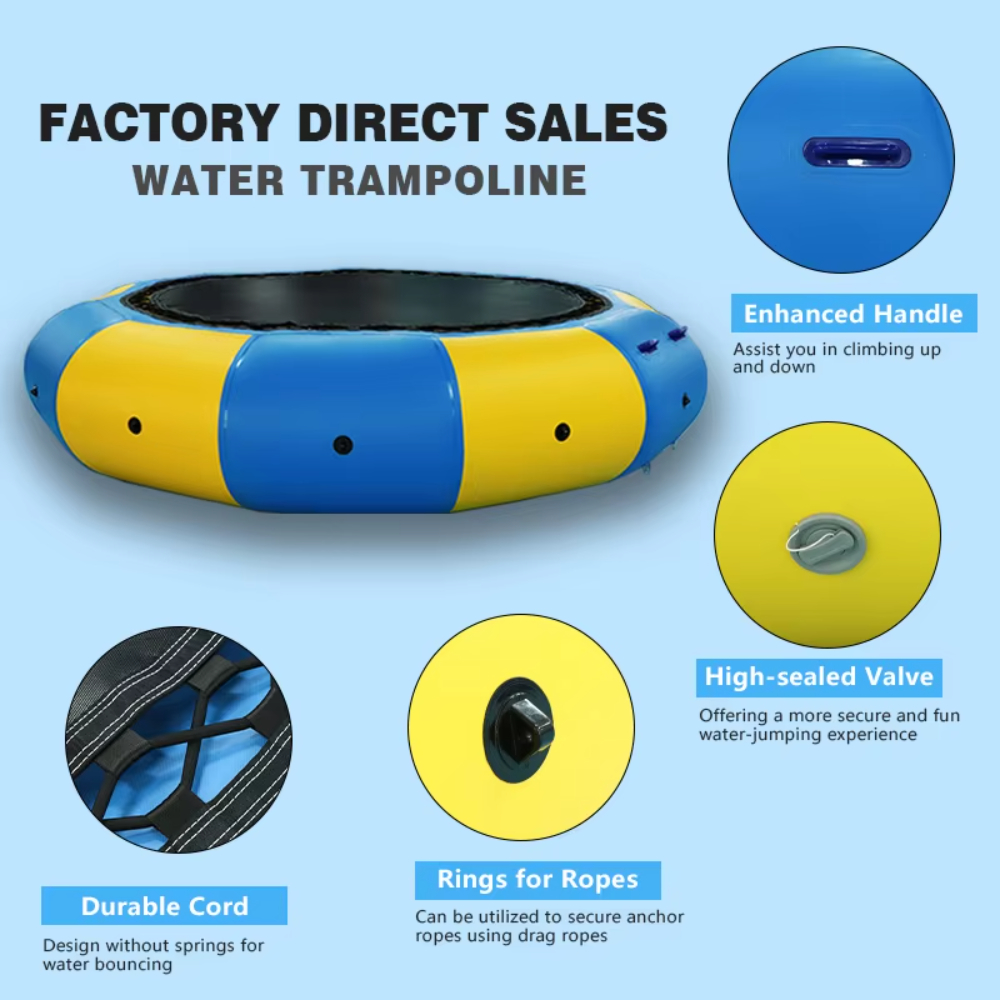 Water Trampoline3/4/5m Thicken - đánh giá và giá Kids Outdoor Water Park
