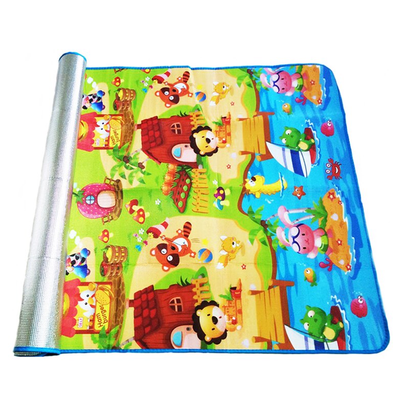 180*120*0.3Cm Bé Tập Bò Chơi X - đánh giá và giá Kids Outdoor Mat Waterproof