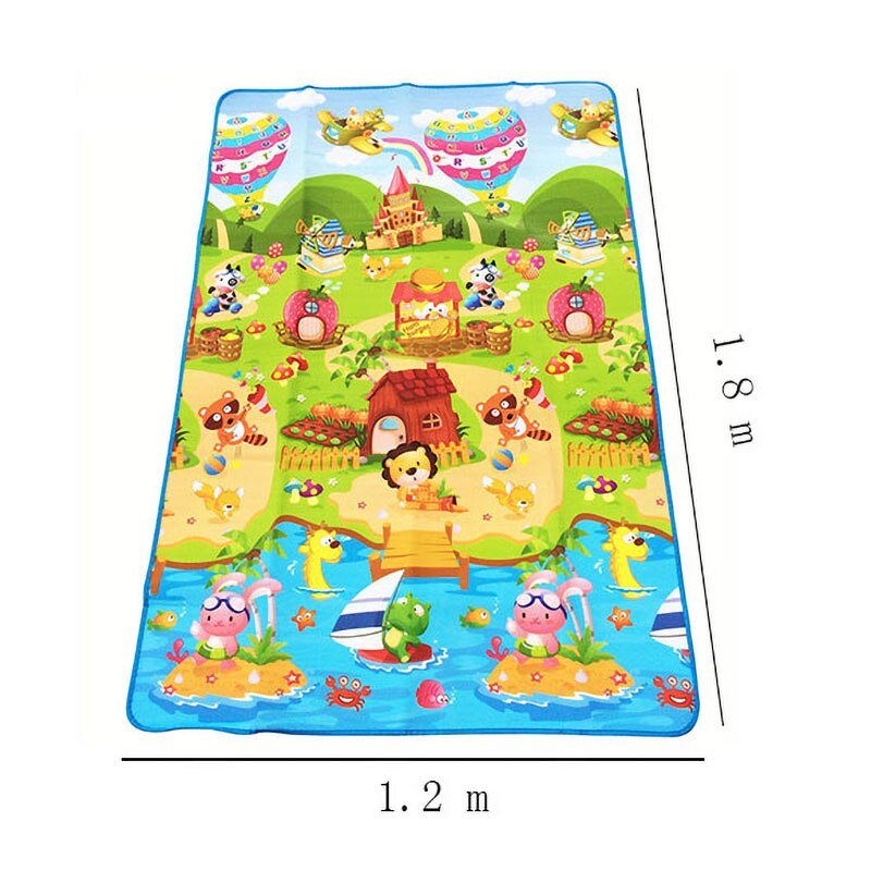 180*120*0.3Cm Bé Tập Bò Chơi X - đánh giá và giá Kids Outdoor Mat Waterproof
