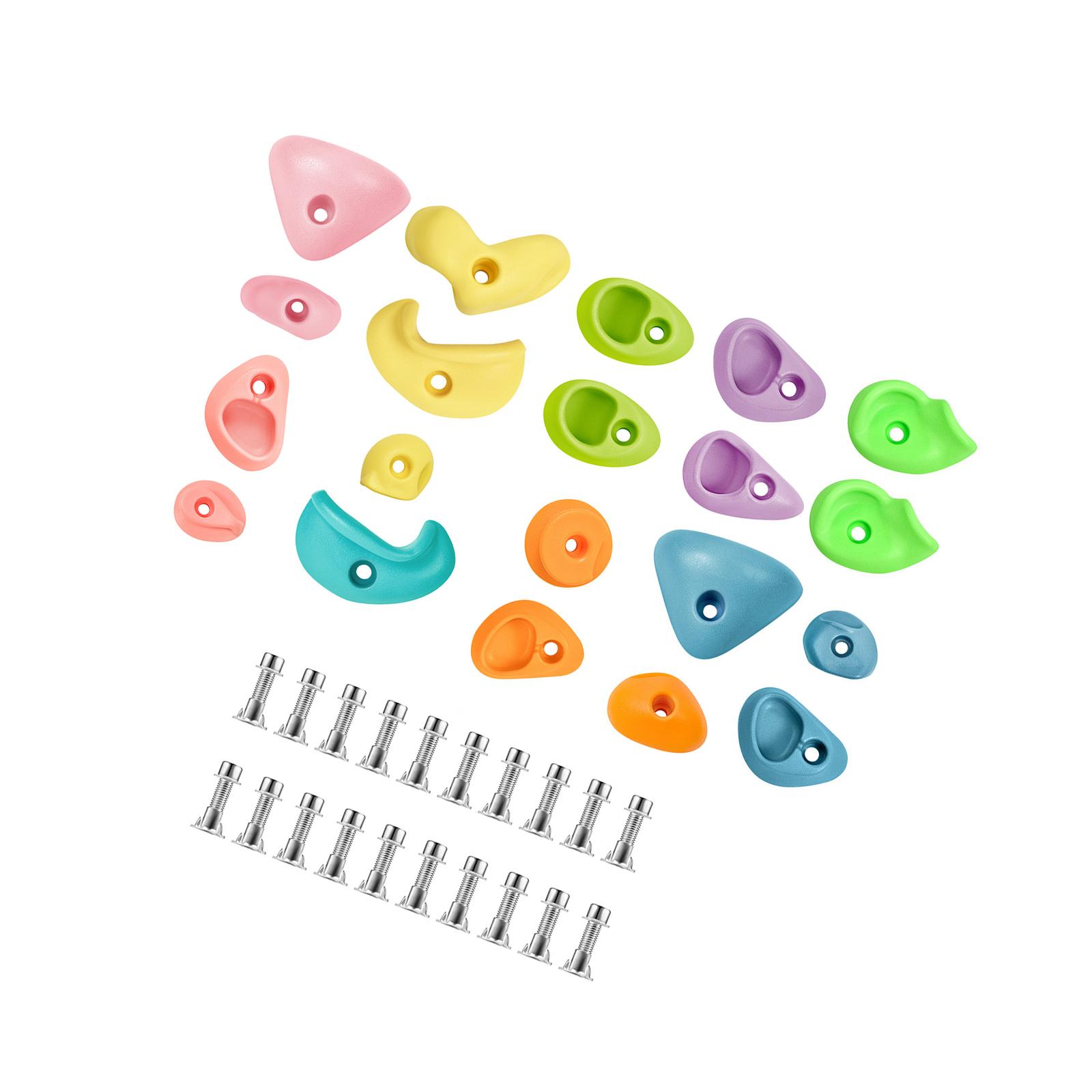 Rock Climbing Holds Anti Slip  - đánh giá và giá Kids Outdoor Climbing Wall