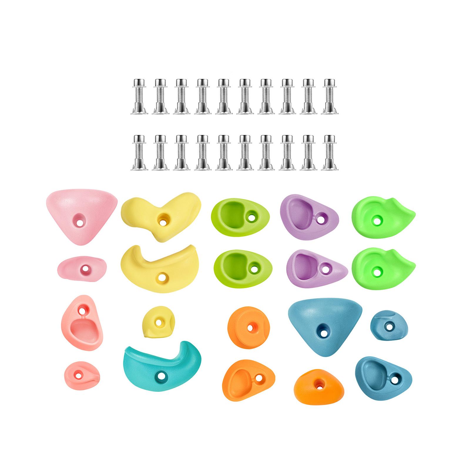 Rock Climbing Holds Anti Slip  - đánh giá và giá Kids Outdoor Climbing Wall
