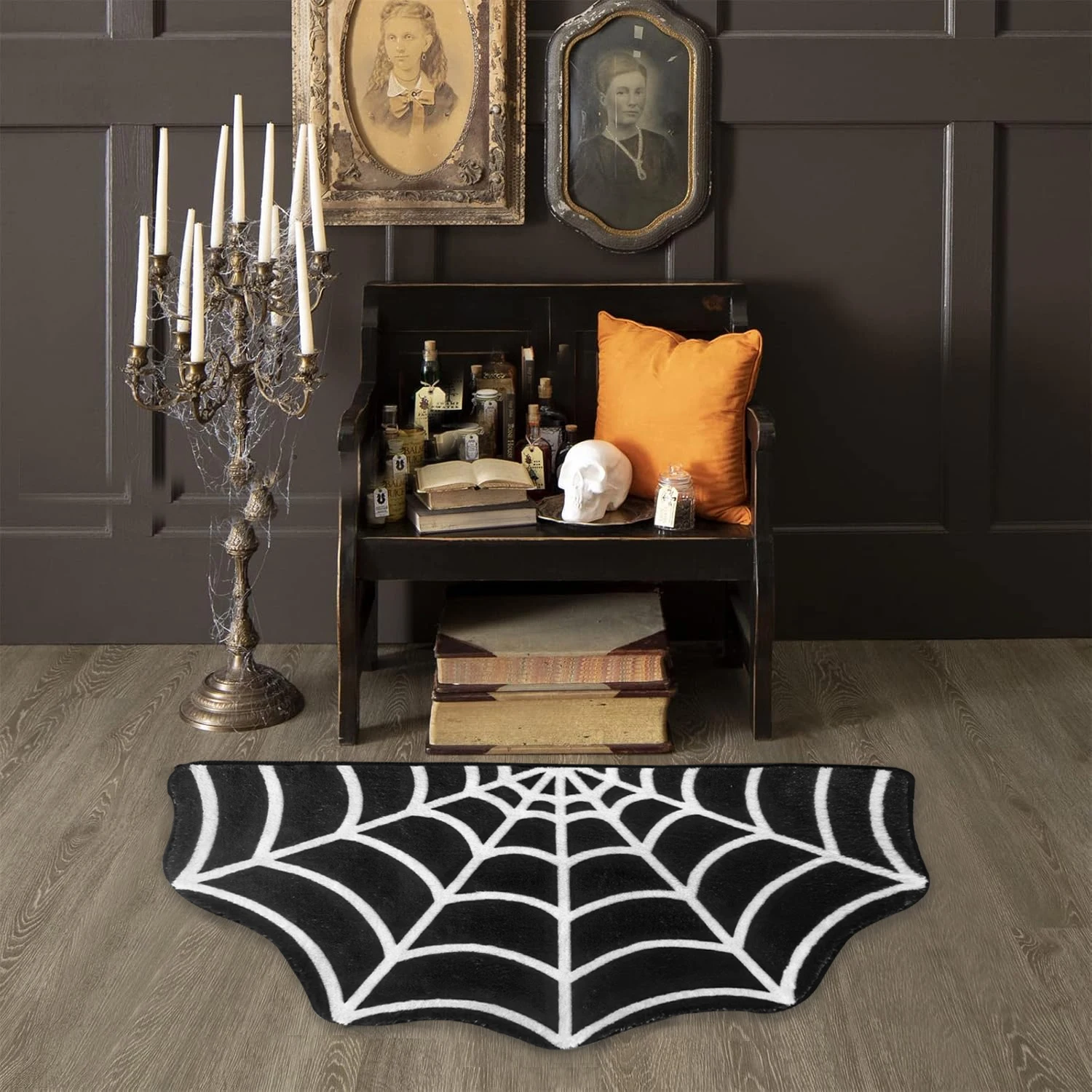Halloween Personalized Spider  - đánh giá và giá Kids Outdoor Mat Waterproof
