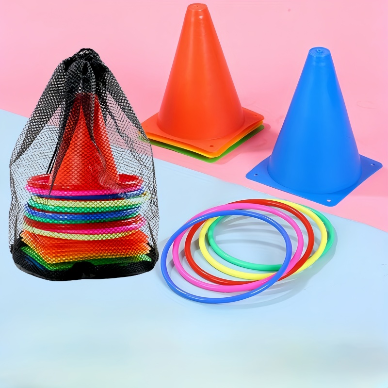 1Set Toss Cones Rings Party Ga - đánh giá và giá Kids Outdoor Yard Tools