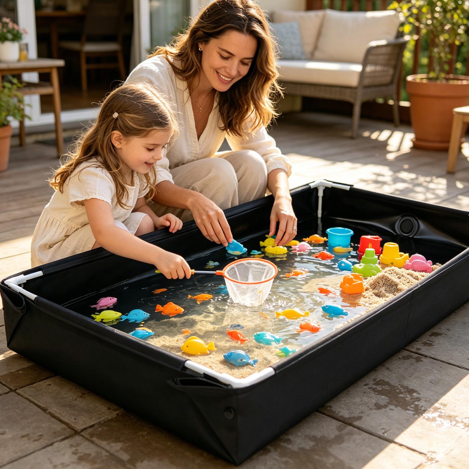 new Outdoor water play and san - đánh giá và giá Kids Outdoor Sandbox