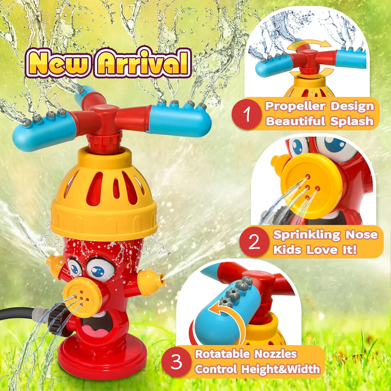 Hydrant Sprinkler Outdoor Wate - đánh giá và giá Kids Outdoor Yard Tools