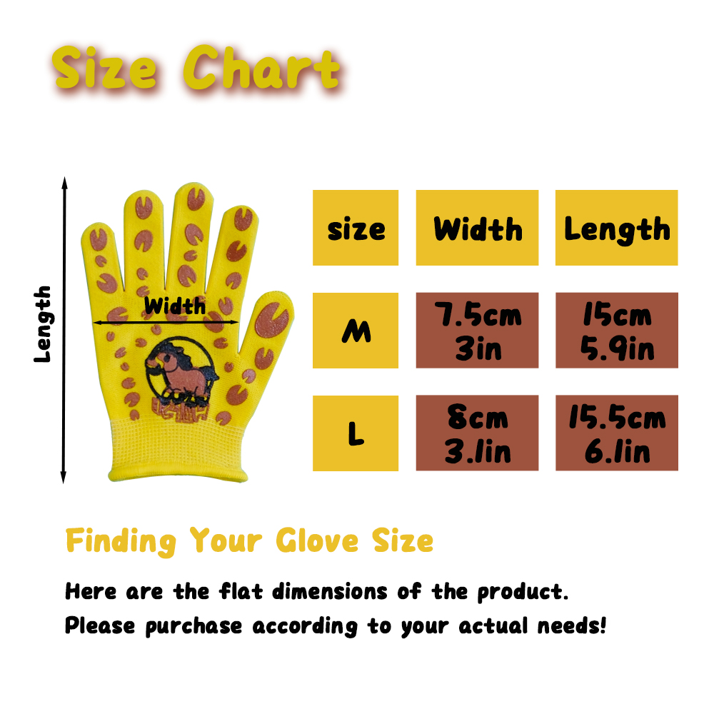 4 Pairs Kids Gardening Gloves  - đánh giá và giá Kids Outdoor Gloves