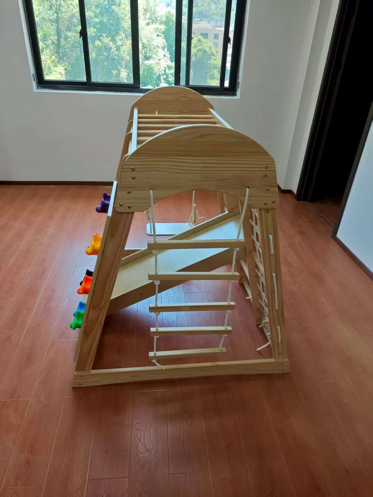 Wooden Kids Climbing Frame Lad - đánh giá và giá Kids Outdoor Frame