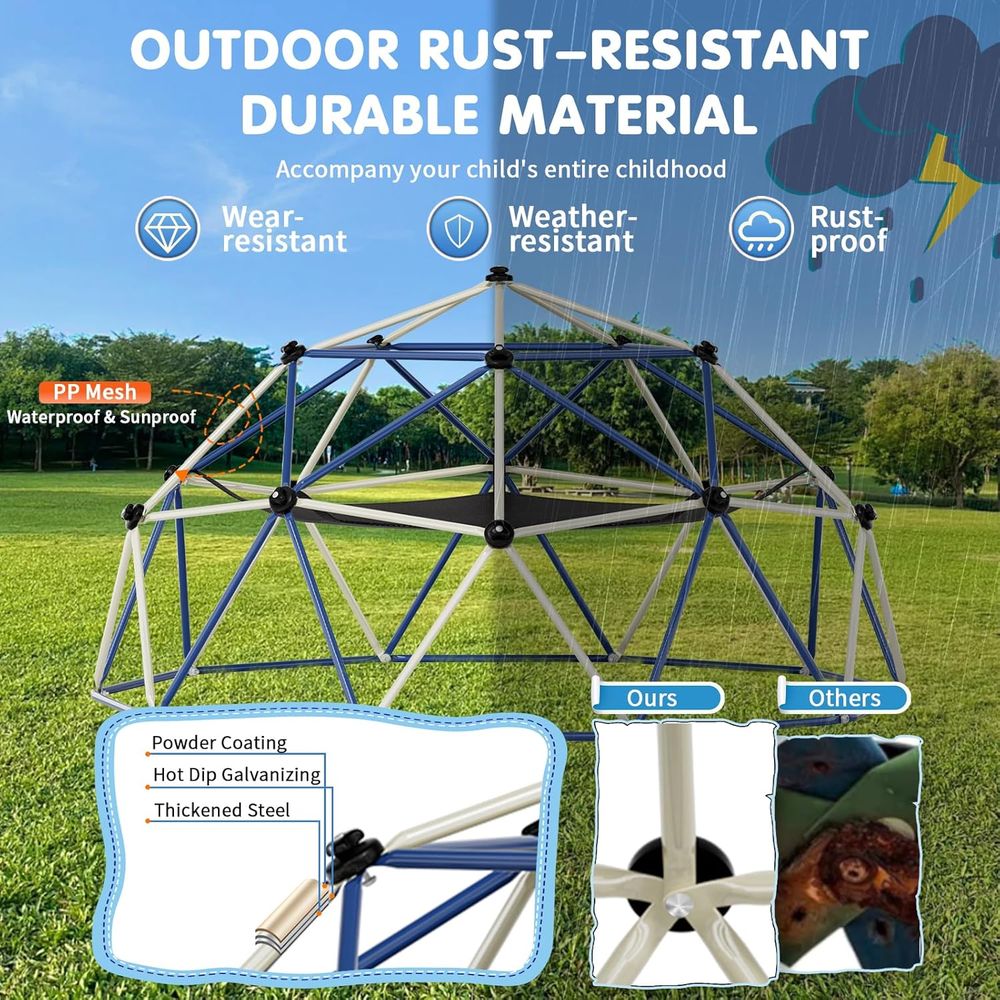 ClimDome,10T Dome Climber with - đánh giá và giá Kids Outdoor Dome Climber