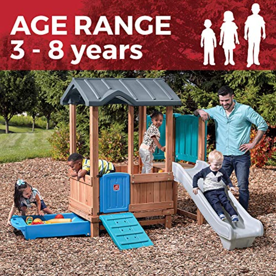 Woodland Adventure Playhouse & - đánh giá và giá Kids Outdoor Wooden Playset