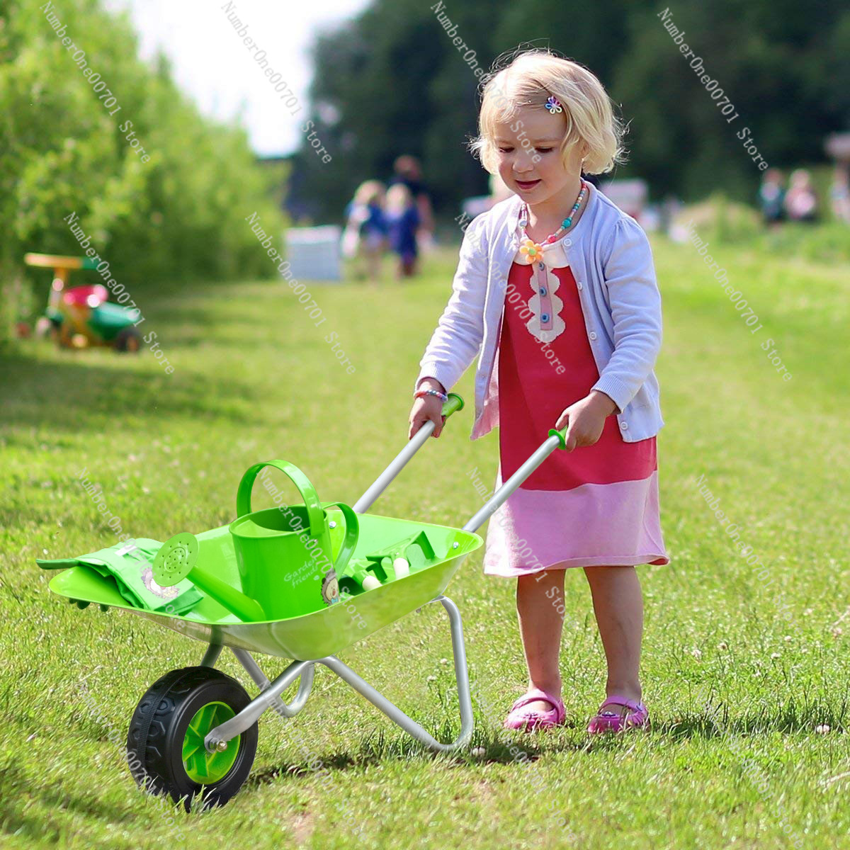 Kids Outdoor Wheelbarrow, Gree - đánh giá và giá Kids Outdoor Activity Set