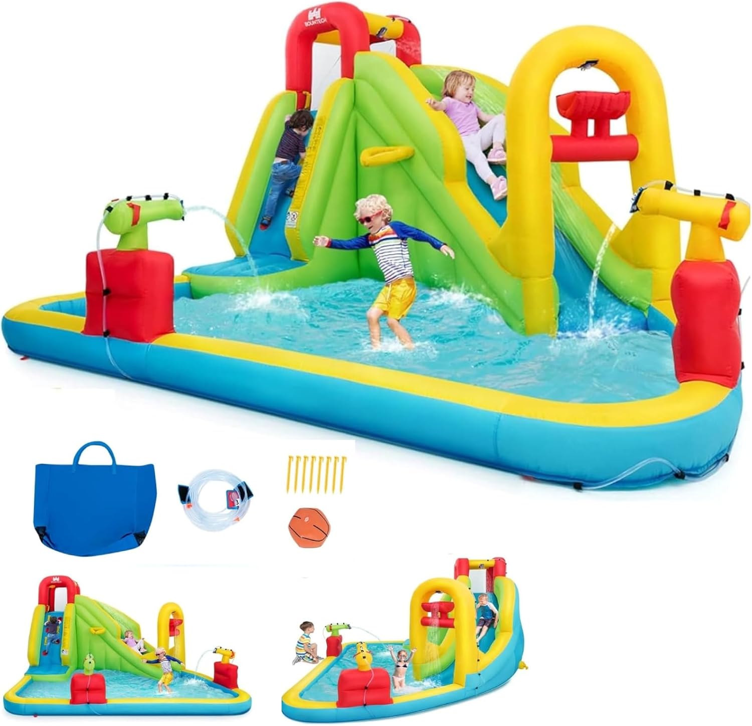 Mega Inflatable Water Park Bou - đánh giá và giá Kids Outdoor Water Park