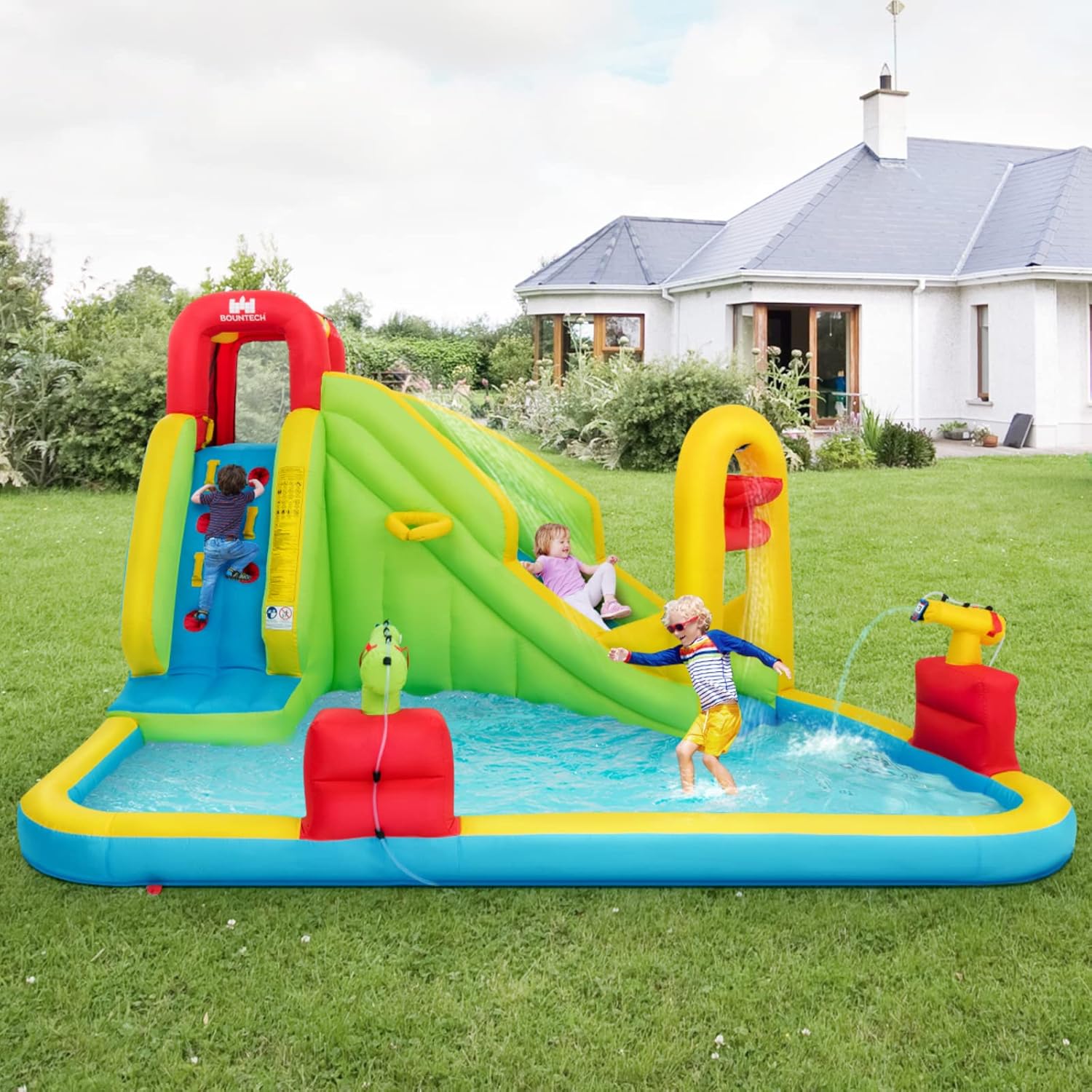 Mega Inflatable Water Park Bou - đánh giá và giá Kids Outdoor Water Park