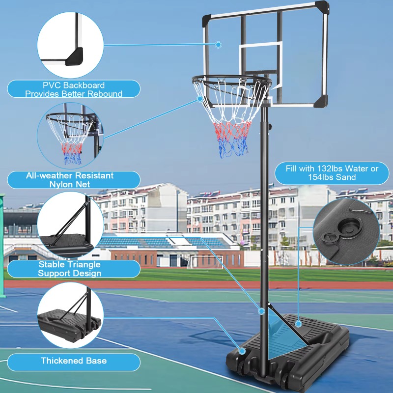 Basketball Hoop System Portabl - đánh giá và giá Basketball Hoop Outdoor