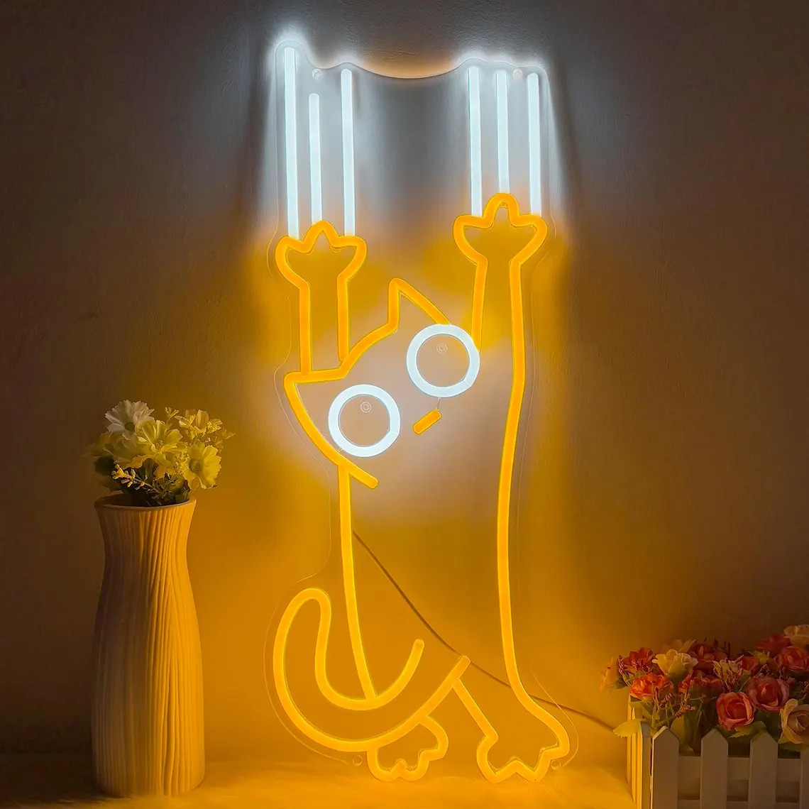 Climbing Cat Neon Sign, Custom - đánh giá và giá Kids Outdoor Climbing Wall