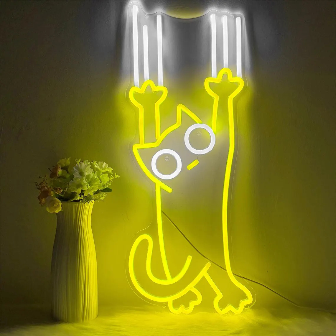 Climbing Cat Neon Sign, Custom - đánh giá và giá Kids Outdoor Climbing Wall
