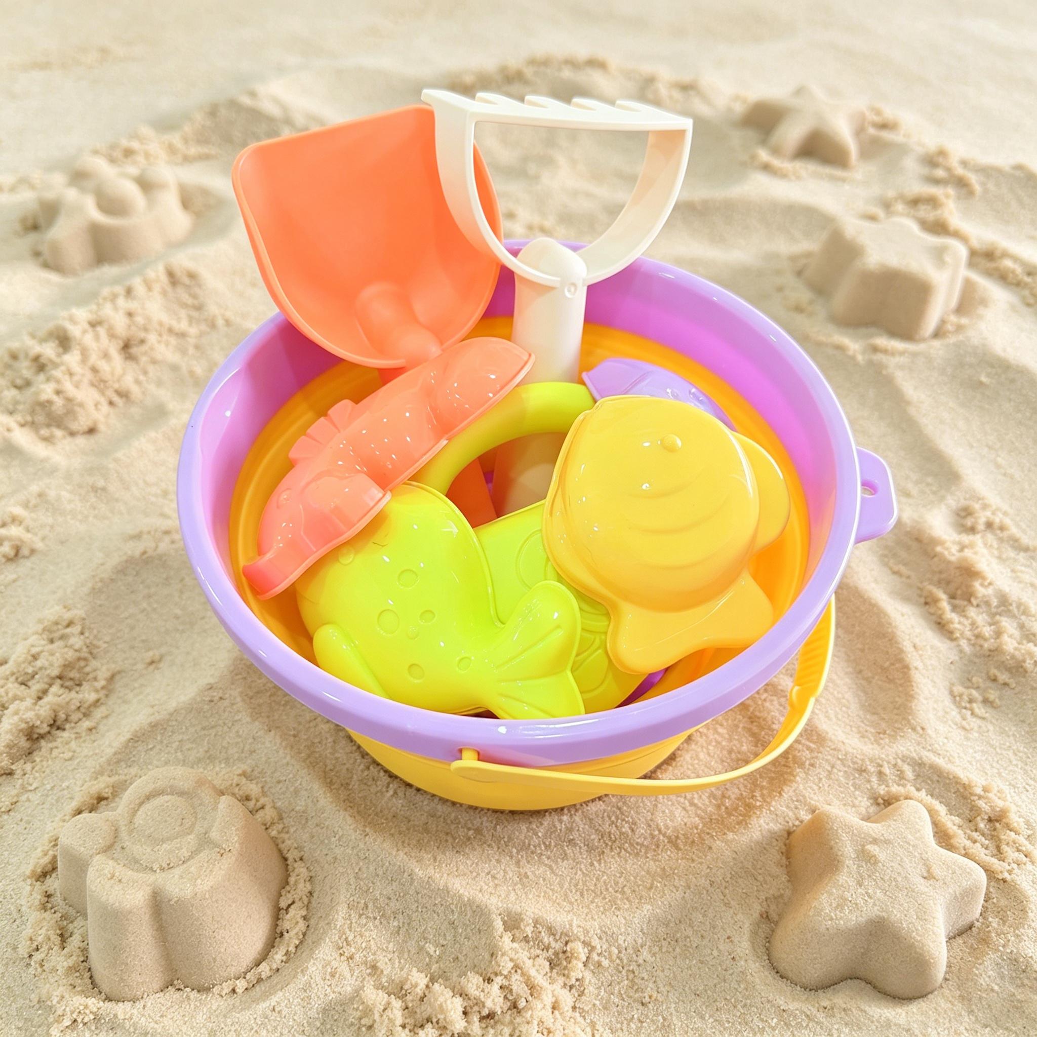 8Pcs Kids Beach Toys Set Colla - đánh giá và giá Kids Outdoor Sandbox