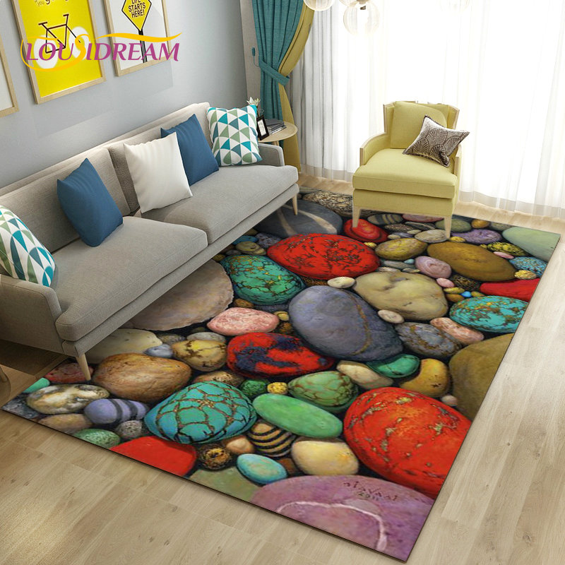 3D Nhiều Màu Sắc Cobblestone Đ - đánh giá và giá Kids Outdoor Mat Waterproof